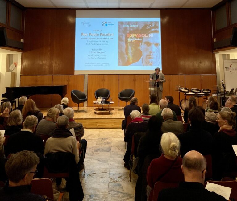 Tribute to Pier Paolo Pasolini – “Distant shadow” concert